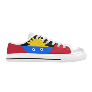 ANTIGUA & BARBUDA KID'S LOW TOP CANVAS (White Sole))