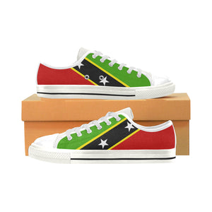 ST. KITTS & NEVIS MEN'S LOW TOP CANVAS