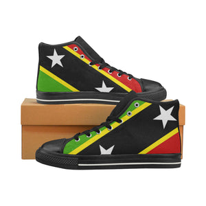 ST. KITTS & NEVIS MEN'S HIGH TOP CANVAS