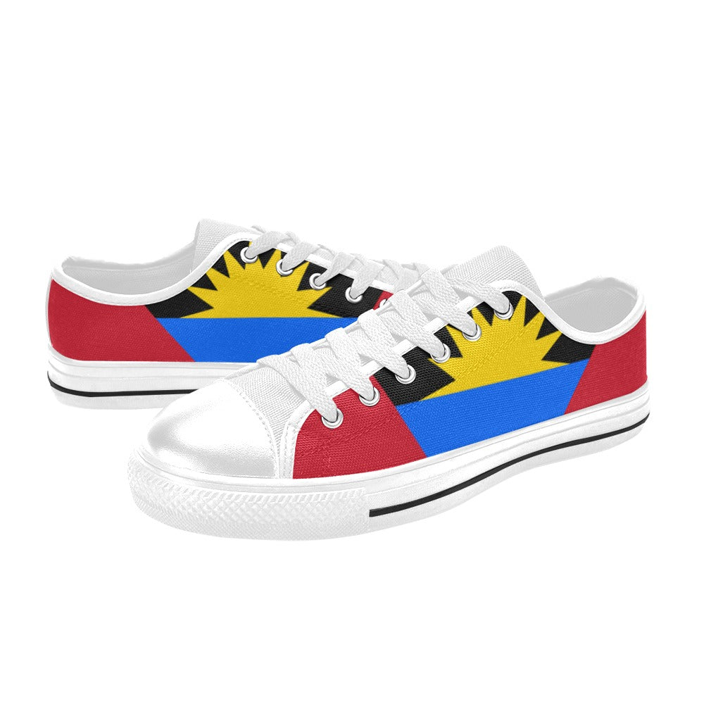 ANTIGUA & BARBUDA KID'S LOW TOP CANVAS (White Sole))