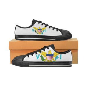 U.S.V.I.  KID'S LOW TOP CANVAS