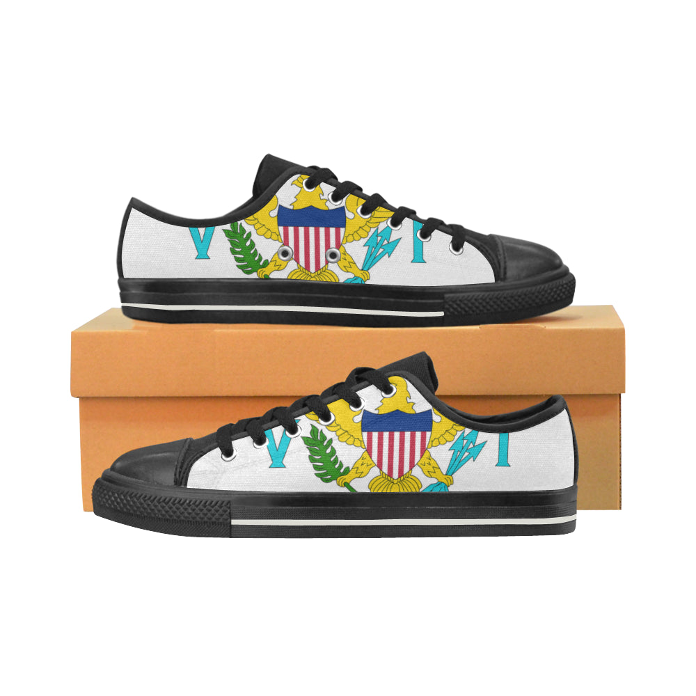 U.S.V.I. MEN'S LOW TOP CANVAS