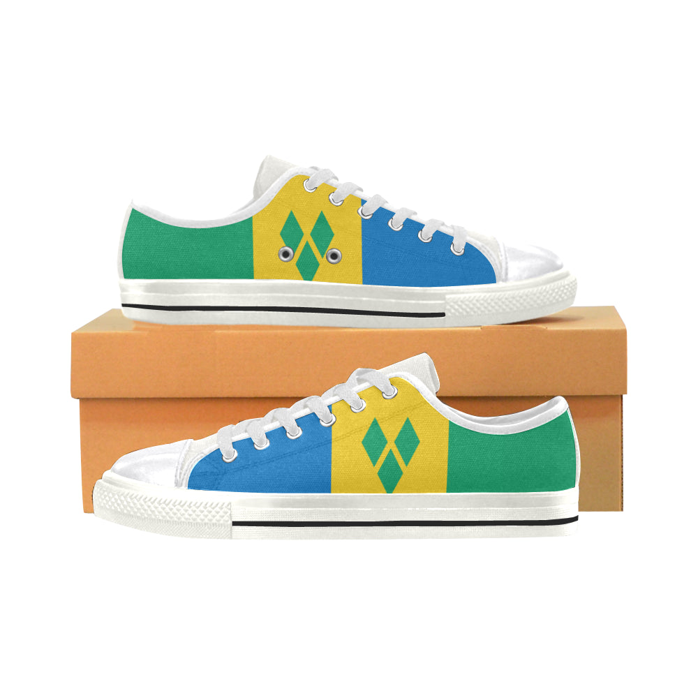 ST. VINCENT & THE GRENADINES WOMEN'S LOW TOP CANVAS