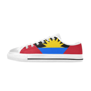 ANTIGUA & BARBUDA MEN'S LOW TOP CANVAS (White Sole))