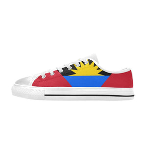 ANTIGUA & BARBUDA WOMEN'S LOW TOP CANVAS (White Sole)