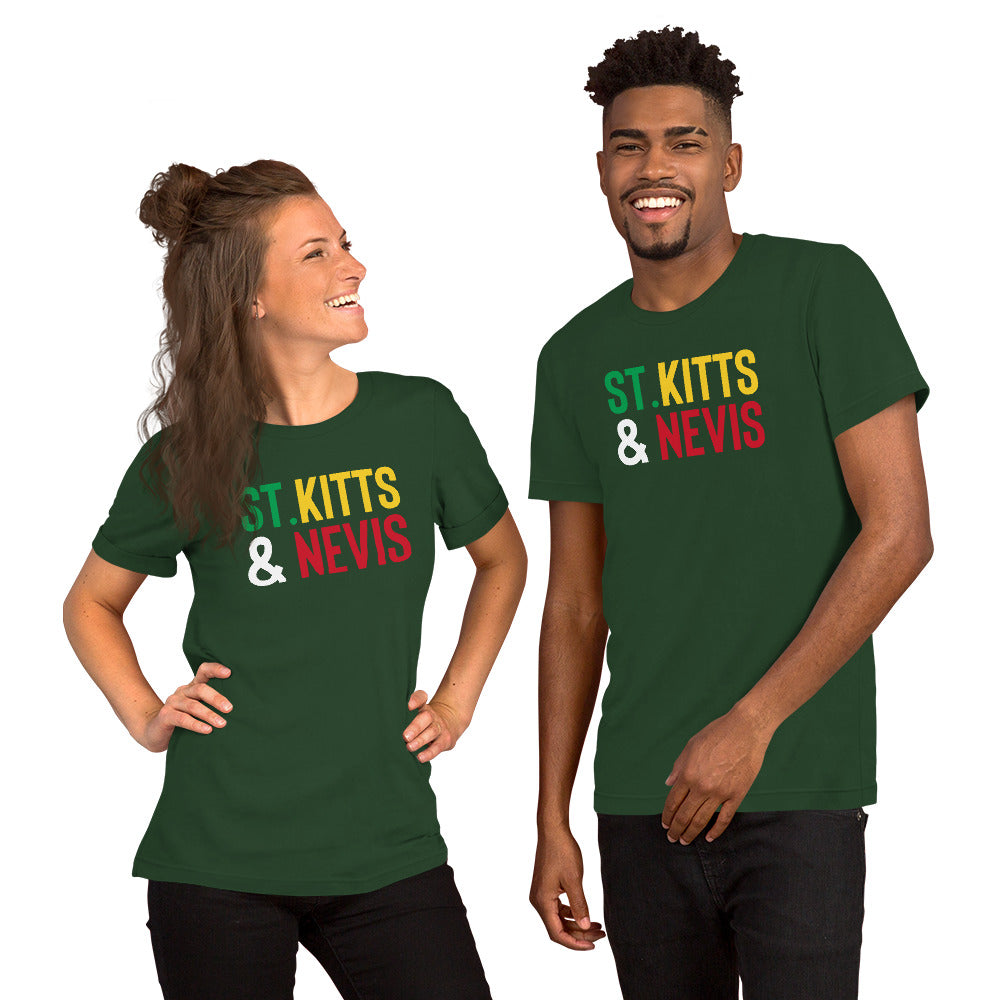 St.Kitts & Nevis Short-Sleeve Unisex T-Shirt