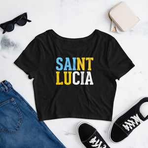 Saint Lucia Women’s Crop Tee