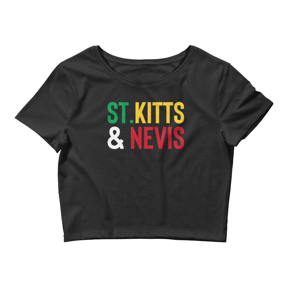 St.Kitts & Nevis Women’s Crop Tee