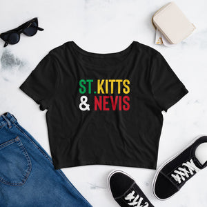 St.Kitts & Nevis Women’s Crop Tee