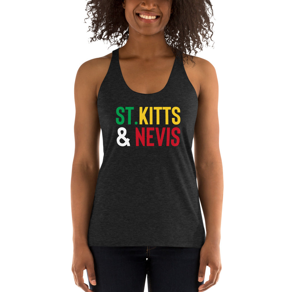 St.Kitts & Nevis Women's Racerback Tank