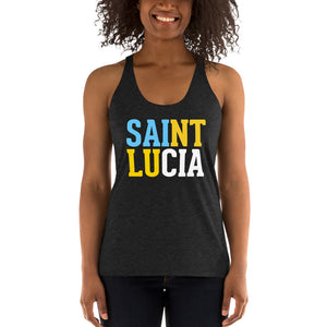 Saint Lucia Women's Racerback Tank